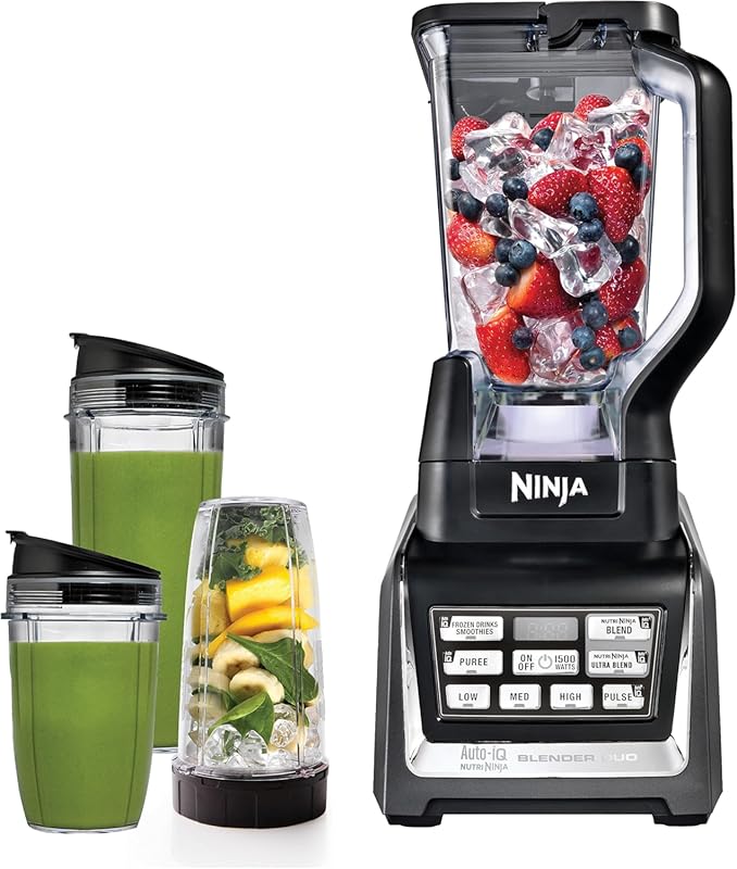 Ninja Nutri Ninja Personal & Countertop Blender: 1200W Auto-iQ, 72-oz 