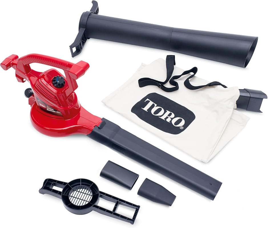Toro 51619 Electric Blower Vac offers powerful performance for efficie