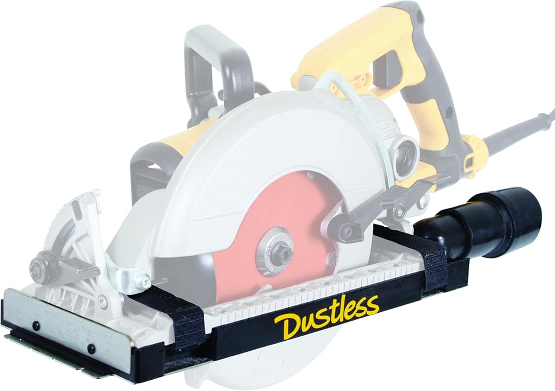 Dust Shroud for 7-1/4 Inch Worm Drive and Circular Saw Dust Collection