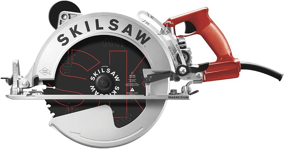 SKILSAW 15-Amp 10-1/4-Inch Magnesium Worm Drive Circular Saw for Power