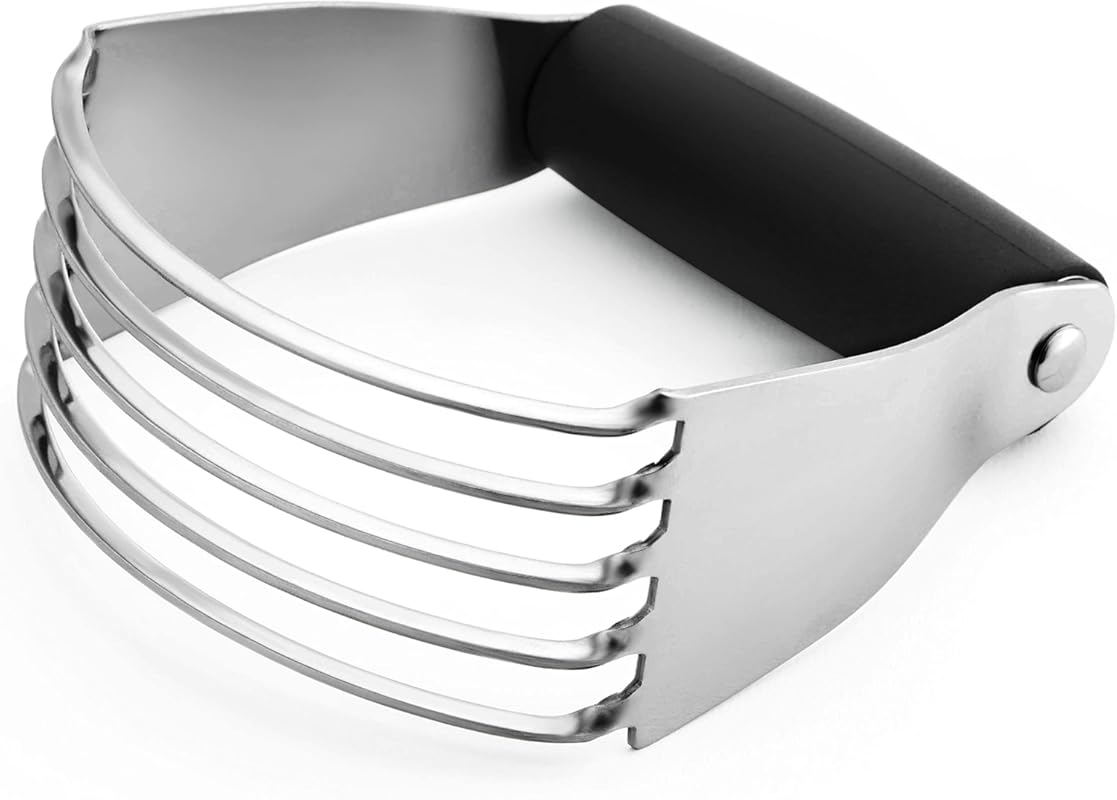 Spring Chef Medium Heavy-Duty Stainless Steel Pastry Blender and Dough