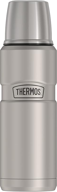 THERMOS Stainless King Compact Vacuum Insulated Coffee Bottle, 16 Ounc