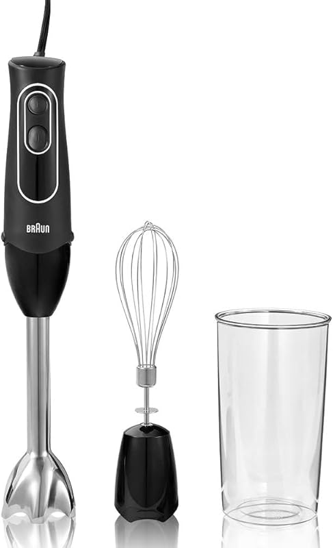 Braun MultiQuick 5 Immersion Blender: 350W with Dual Speed, Turbo, Bea