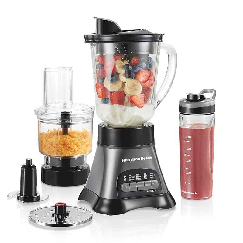 Hamilton Beach Blender and Food Processor Combo, 700W, with 3 Cup Chop