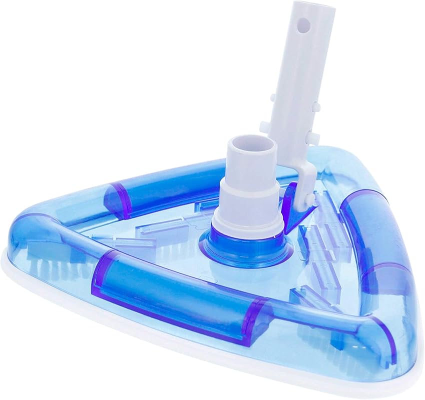 Weighted Triangular Pool Vacuum Head with Swivel Hose Connection and E