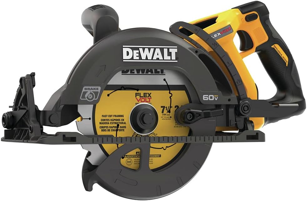 DEWALT FLEXVOLT 60V MAX* Circular Saw for Framing, 7