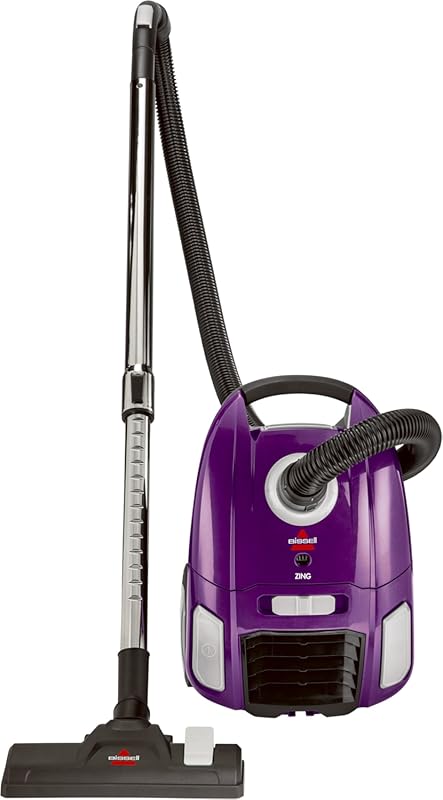 Bissell Zing 2154A Lightweight Bagged Canister Vacuum for Home, Hardwo