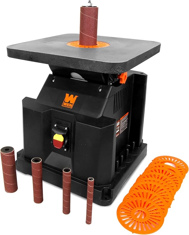 WEN AT6535 3.5-Amp Oscillating Spindle Sander with Extra Large Bevelin