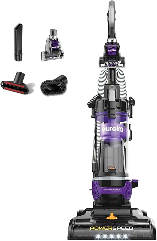 Eureka PowerSpeed NEU202 Lightweight Upright Vacuum for Carpet and Har