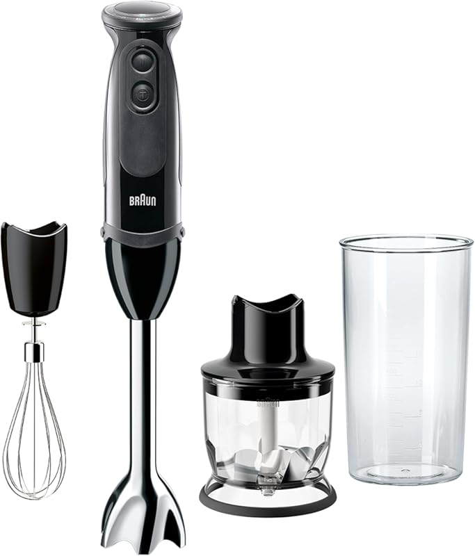 Braun MultiQuick Vario Immersion Hand Blender in Black for Versatile K