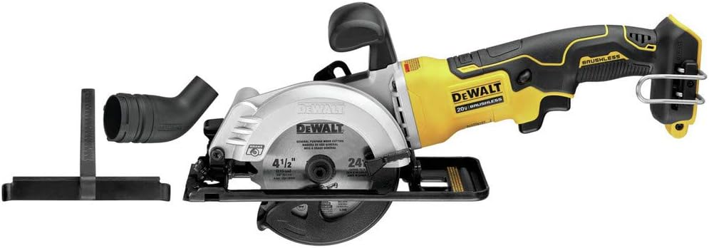DeWalt ATOMIC 20V Cordless Circular Saw featuring a compact 4 1/2 inch