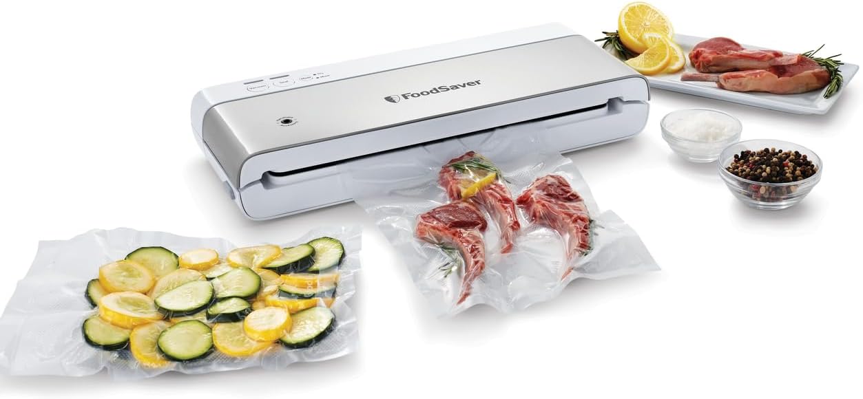 5 Best Rated Foodsaver Vacuum Sealer: Expert-Approved Quality 2 FoodSaver Compact Vacuum Sealer Machine with Airtight Bags and Roll -