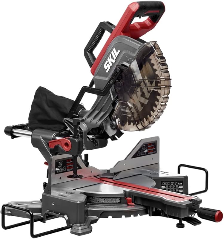 SKIL 10-inch Dual Bevel Sliding Compound Miter Saw, Ideal for Home Wor