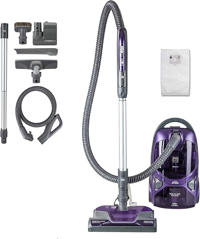 Top 5 Best Rated Canister Vacuums: Our Expert Picks 1 Kenmore 600 Series Lightweight Bagged Pet Canister Vacuum with HEPA Fi