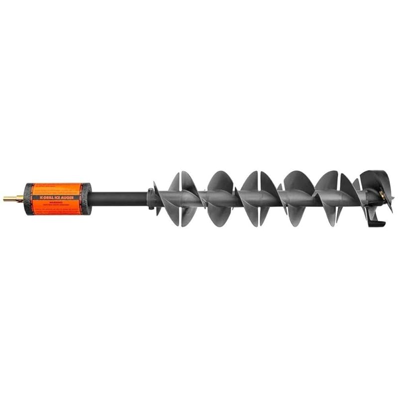 K-Drill 7.5-inch Ice Auger Head for Cordless Drills - Efficient Ice Fi