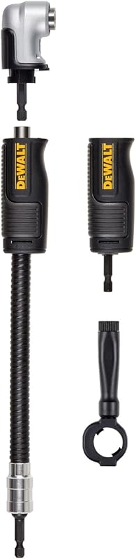 DEWALT FLEXTORQ Right Angle Drill Attachment: Compact 4-in-1 with 12-I