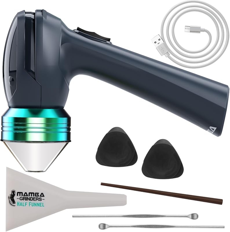 Mamba Electric Herb Grinder – USB Rechargeable Spice Grinder, 1g Porta