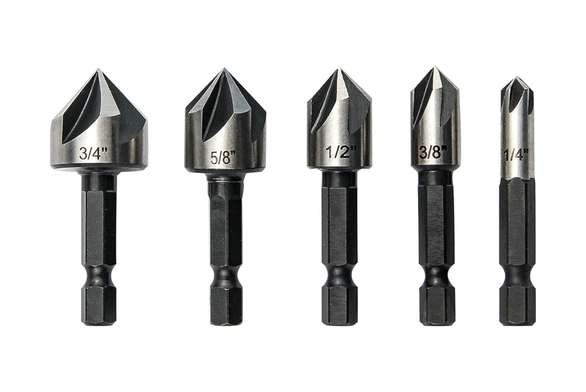 5 Best Drill Bits for Fiberglass: Expert Choices for Quality 4 82 Degree Countersink Drill Bit Set for Sink Holes in Fiberglass, Wood