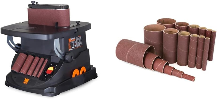 5 Best Oscillating Belt & Spindle Sanders: Expert Picks for Your Shop 5 WEN Oscillating Belt and Spindle Sander, includes 18 Assorted Grits Sp