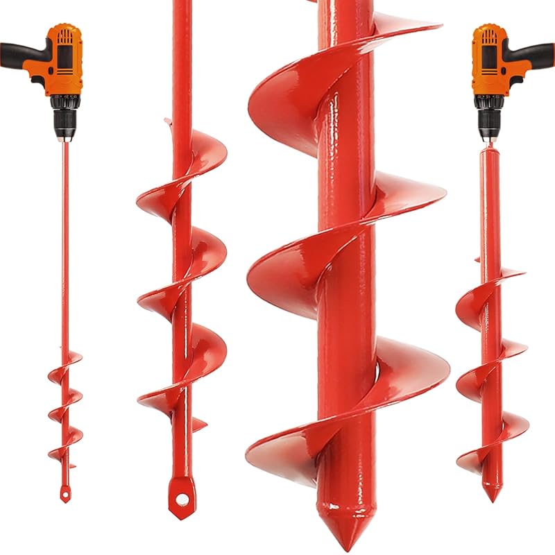 5 Best Auger Drill Bits for Planting: Expert-Approved & Reliable 3 Auger Drill Bit for Planting, 2 by 14.5-inch Spiral Garden Drill for 3