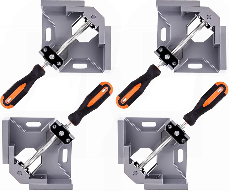 Top 5 Best Corner Clamps: Our Expert Choices for Quality Work 6 4-Pack 90 Degree Corner Clamps with Adjustable Aluminum Jaw for Woodwo