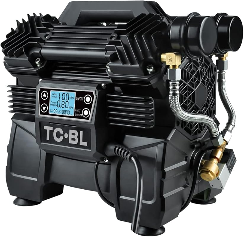 TC·BL Heavy Duty Air Compressor 145PSI 2HP Tankless and Oil Free Air P