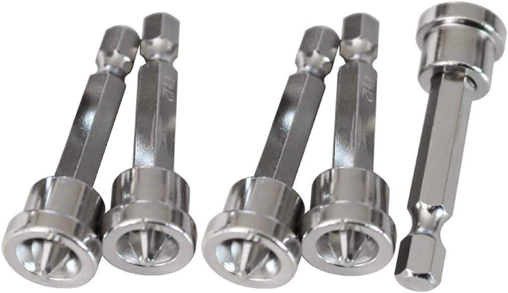 Magnetic PH2 Hex Shank Drywall Screw Setter Bits for Accurate Plasterb