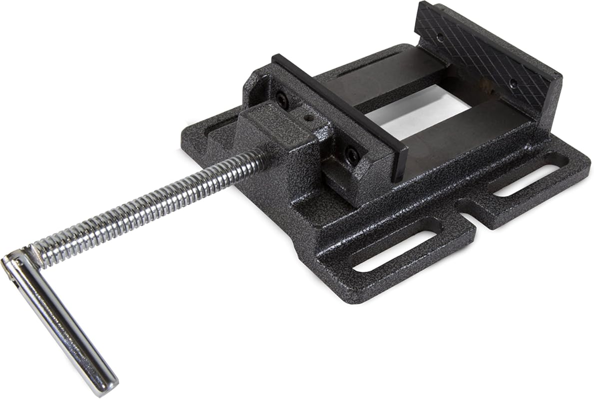 WEN 4-Inch Heavy-Duty Drill Press Vise for Precision Workshop Drilling