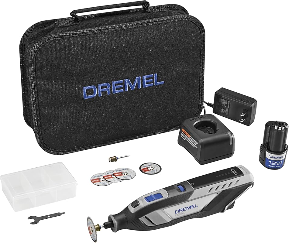 Dremel 12V Cordless Rotary Tool with Brushless Motor, Variable Speed, 