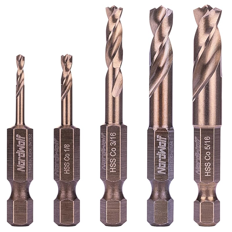 M35 Cobalt Drill Bit Set with 1/4