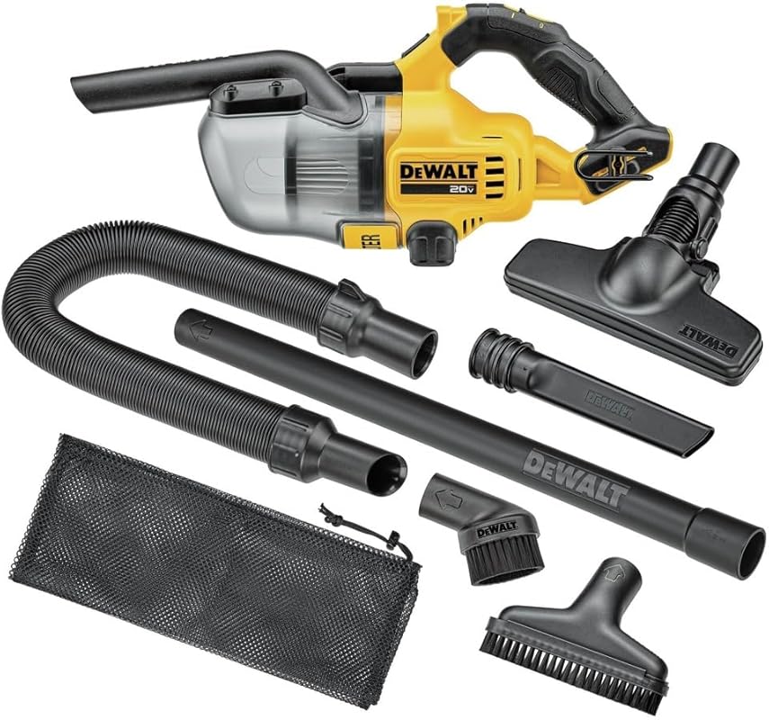 DEWALT Cordless Handheld Vacuum with HEPA Filter for Car and Jobsite U