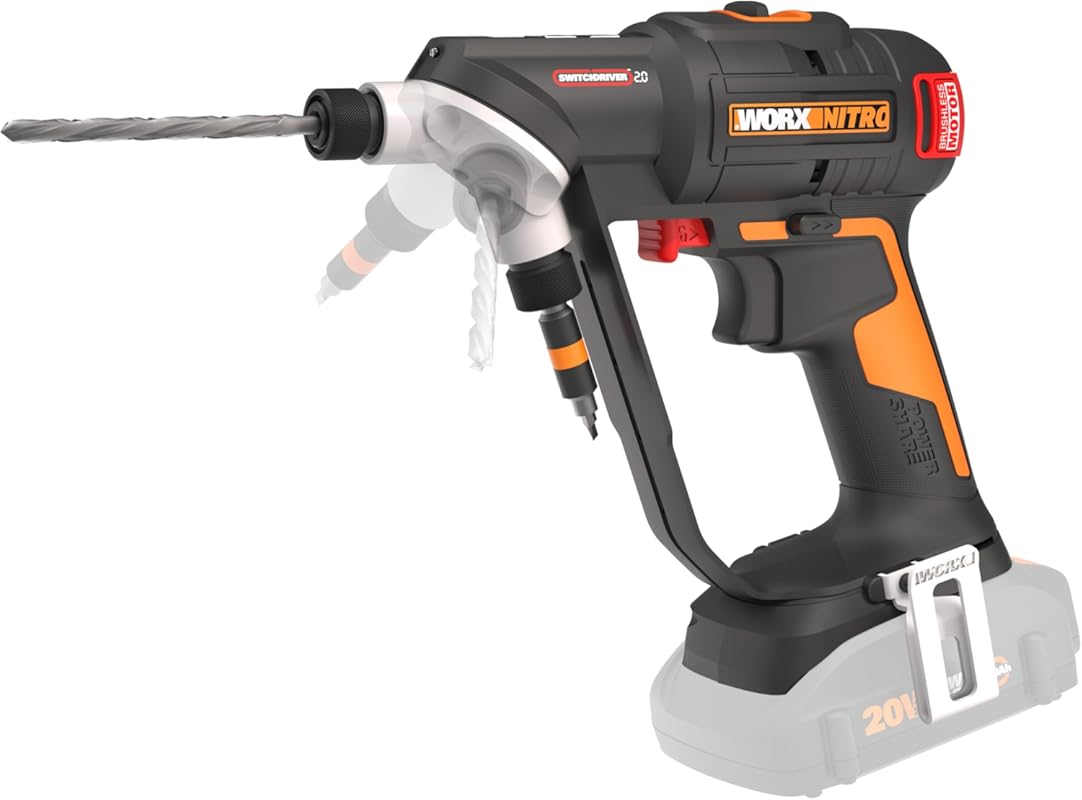 5 Best Drill Driver Combos: Expert-Vetted for Ultimate Performance 3 Worx SwitchDriver 20V Brushless Cordless 2-in-1 Drill Driver with Dual