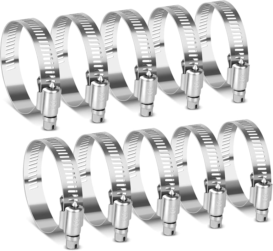 Best Stainless Steel Adjustable Worm Gear Hose Clamps for Radiator Hos