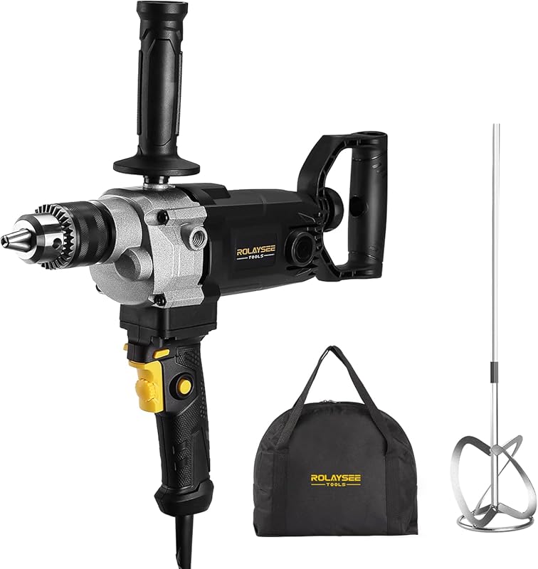 10-Amp Corded Drill Mixer with Spade Handle, Variable Speed for Mud an