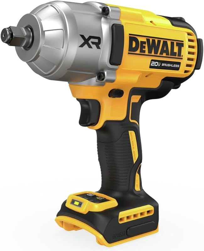 DEWALT 20V MAX Cordless 1/2-inch High Torque Impact Wrench with Hog Ri