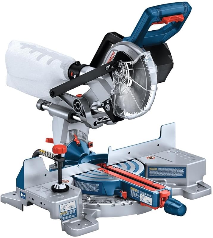 Bosch 18V Cordless 7-1/4 inch Single Bevel Sliding Miter Saw for Preci