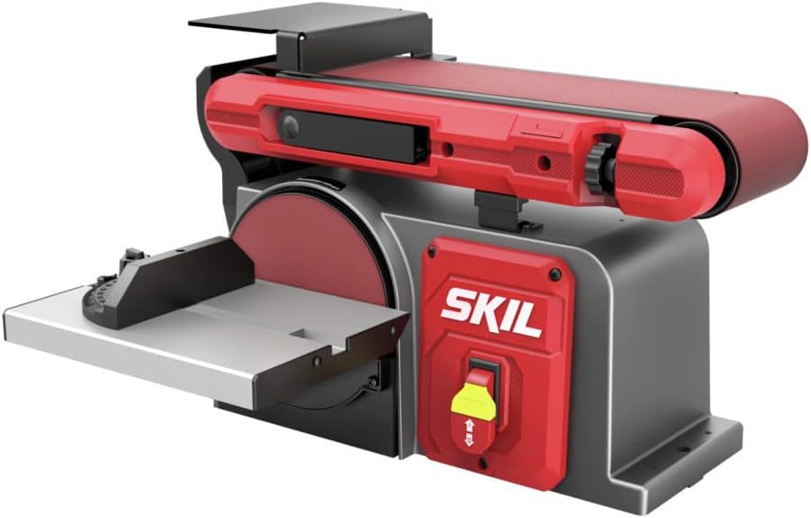 Expert Picks: 5 Best Benchtop Belt Sanders Worth Your Investment 4 SKIL Benchtop Belt and Disc Sander: Powerful 4.5 Amp Motor for Versati