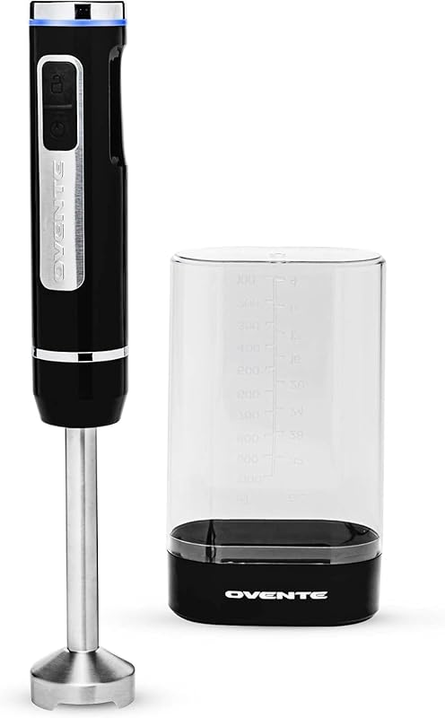 Cordless Immersion Hand Blender: Rechargeable, 8 Speeds, One-Touch Con