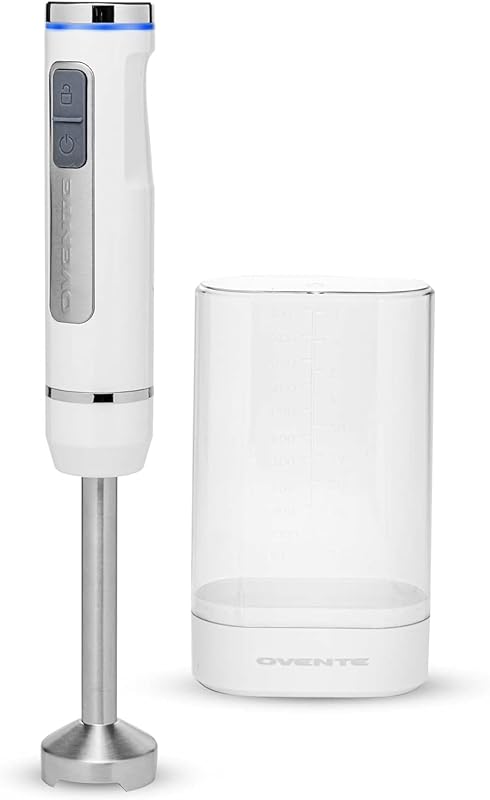 Cordless Immersion Hand Blender: Rechargeable, 8 Speeds, One-Touch Con