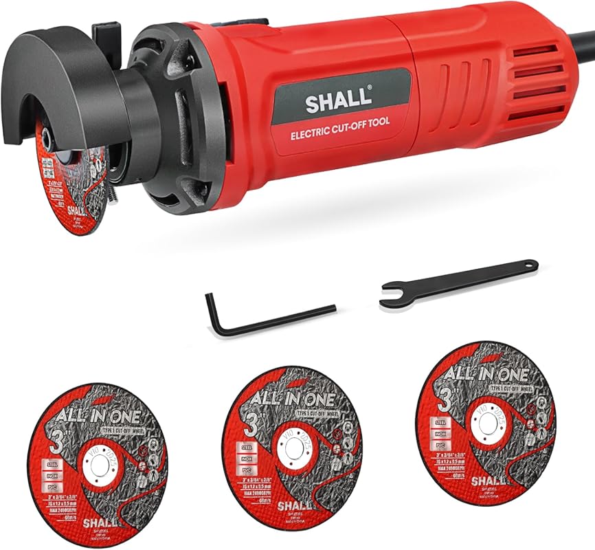 5 Best Rotary Tools for Metal Cutting: Expert Picks for Precision 4 SHALL 3-Inch Electrical Cut-Off Tool with 3.5 Amp and 24000 RPM for Me