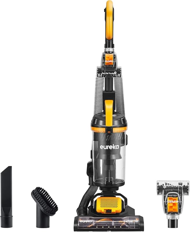 Eureka MaxSwivel Pro Powerful Upright Vacuum for Pet Hair, Lightweight