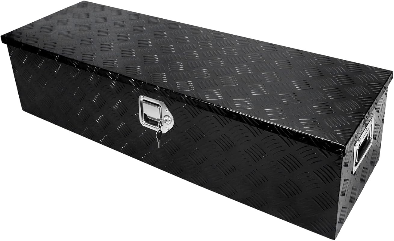 5 Expert Picks: Best Rated Truck Tool Boxes for Quality 1 Heavy Duty 39-Inch Black Aluminum Truck Tool Box. Waterproof Storage O