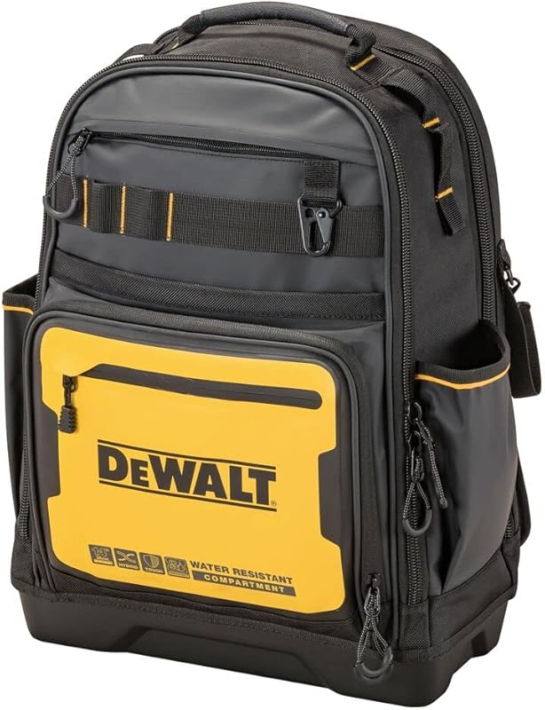 DEWALT Tool Backpack: Durable and Water-Resistant Bag for Efficient St