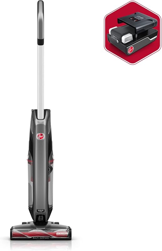 Hoover ONEPWR Evolve Pet Cordless Vacuum: Lightweight, Large Dirt Cup 