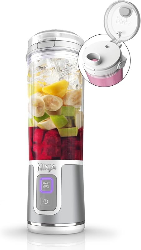 Ninja Blast Portable Blender: Cordless 18oz Personal Blender for Smoot