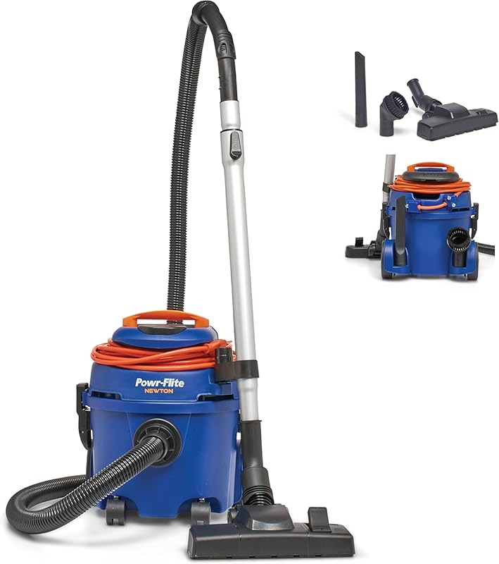 Powr-Flite Newton Compact Canister Vacuum with HEPA Filtration for Har