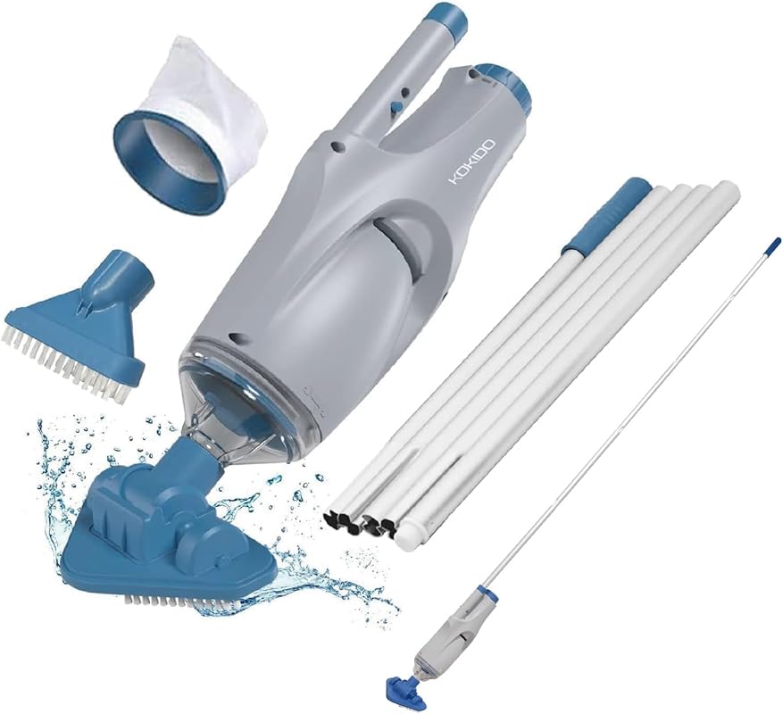 Best Cordless Handheld Rechargeable Pool, Hot Tub & Spa Vacuum, 60-Min