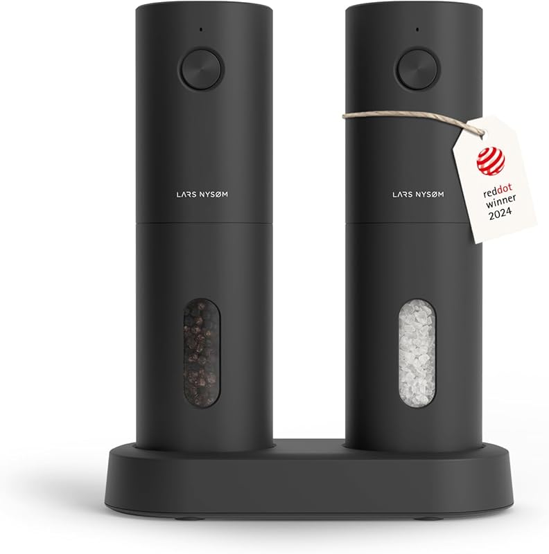 Best USB Rechargeable Electric Salt and Pepper Grinder Set: Automatic,