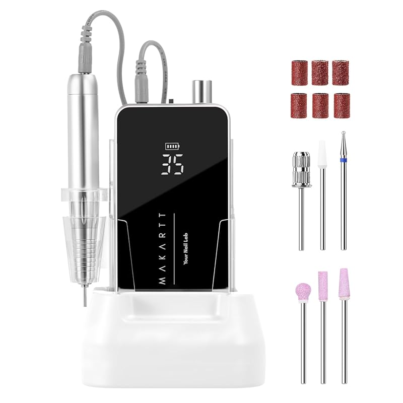 The 5 Best Professional Nail Drills Pros Swear By 3 Best Professional Electric Nail Drill, 35000RPM Rechargeable Portable