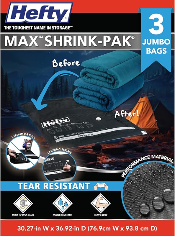 5 Best Vacuum Storage Bags: Expert-Approved & Built to Last 5 3-Pack Large Vacuum Storage Bags for Bedding, Clothes, and Comforters,